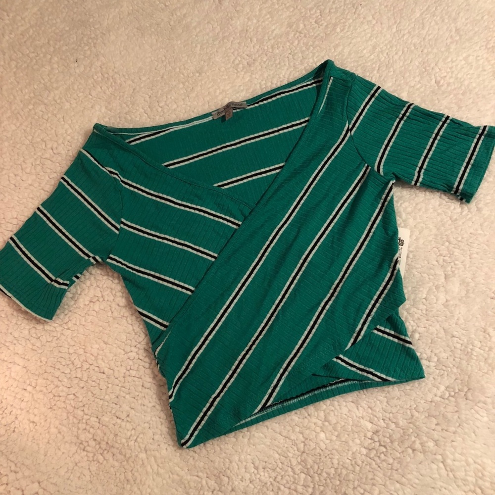 Wrap crop top